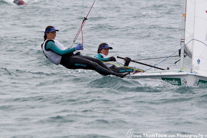 Matine Grael and Isabel Swan (BRA 187) - Skandia Sail for Gold Regatta 2012 © Thom Touw http://www.thomtouw.com